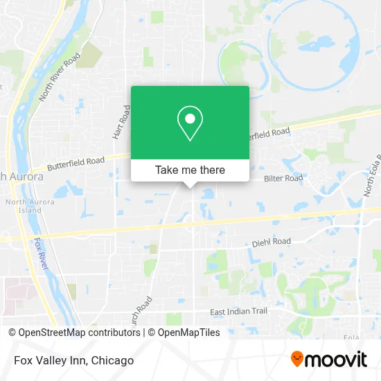 Fox Valley Inn map