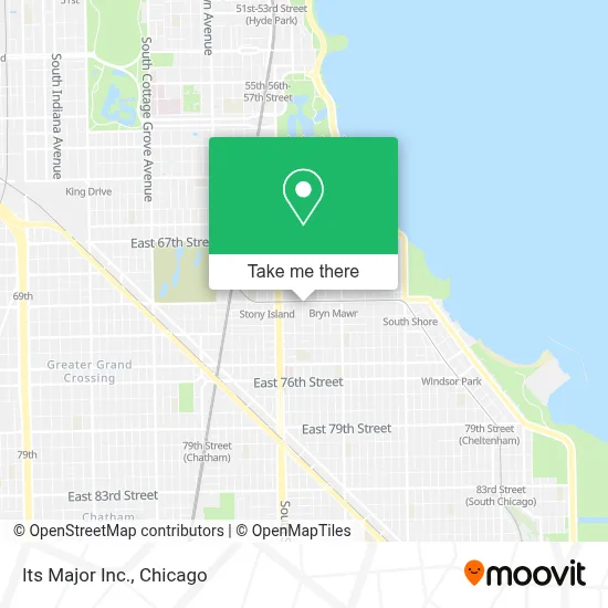 Its Major Inc. map
