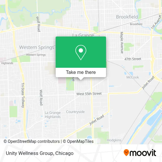 Unity Wellness Group map