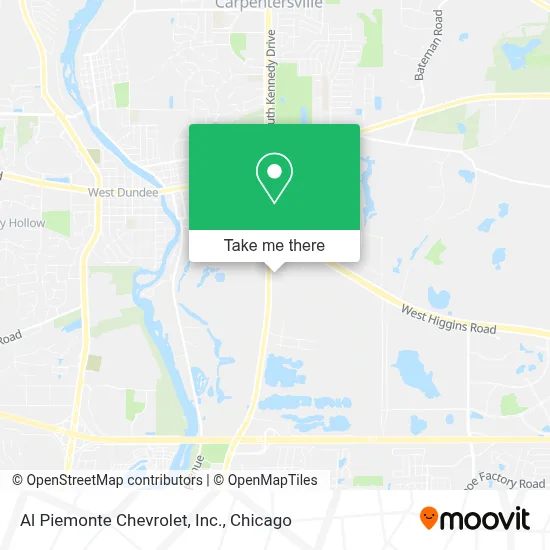 Al Piemonte Chevrolet, Inc. map