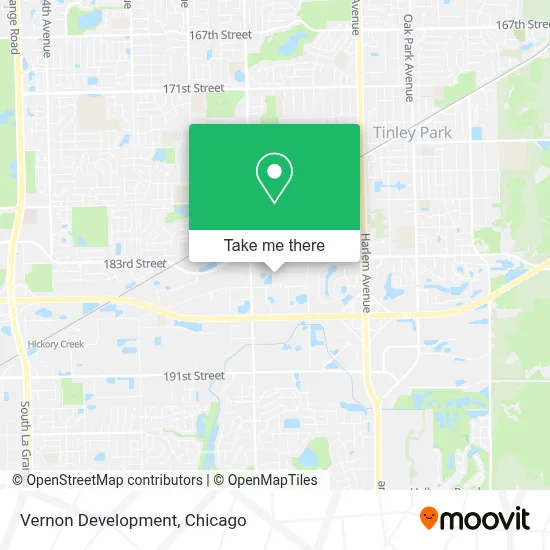 Vernon Development map