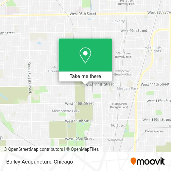 Bailey Acupuncture map