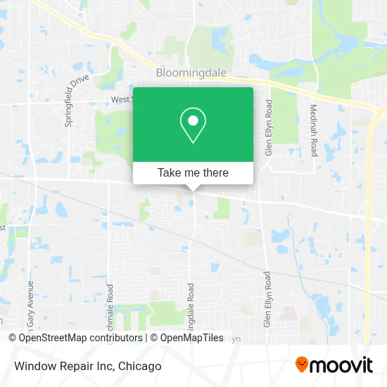Window Repair Inc map