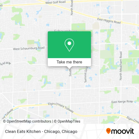 Clean Eats Kitchen - Chicago map
