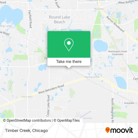 Timber Creek map