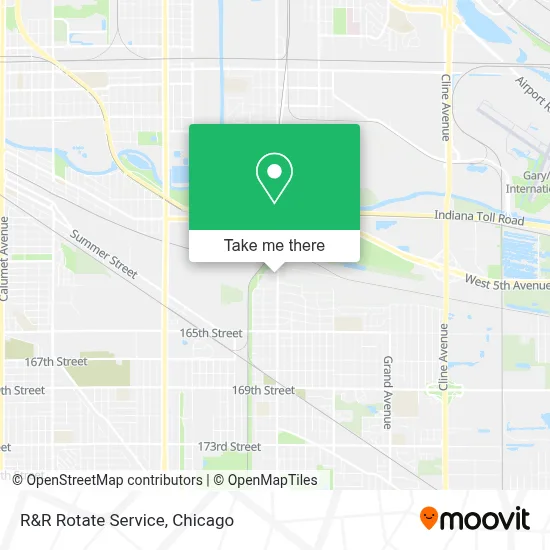 R&R Rotate Service map