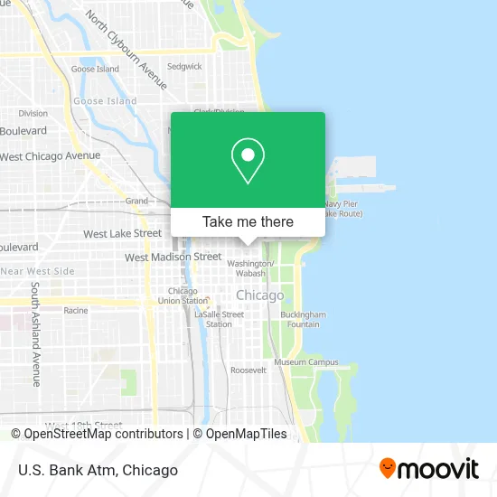 U.S. Bank Atm map