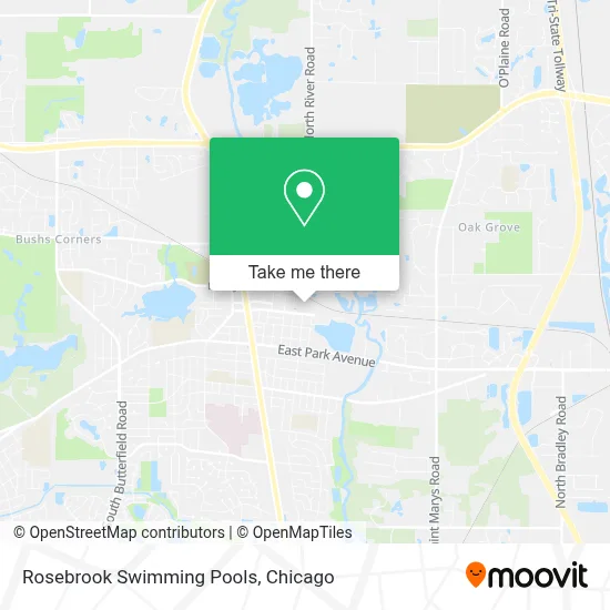 Rosebrook Swimming Pools map