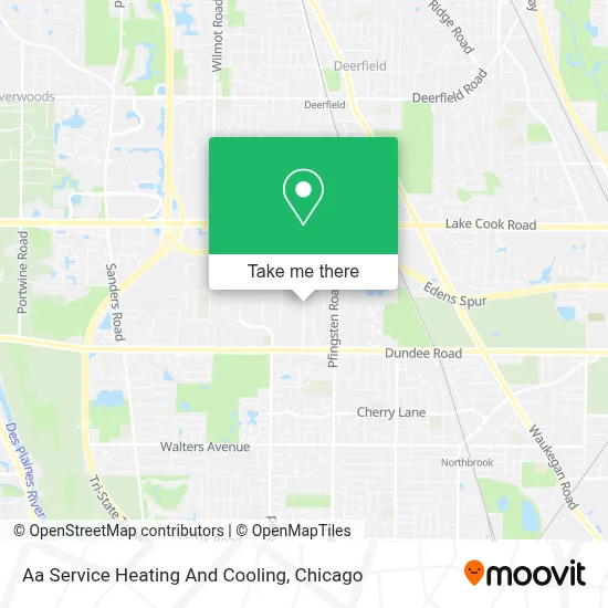 Aa Service Heating And Cooling map