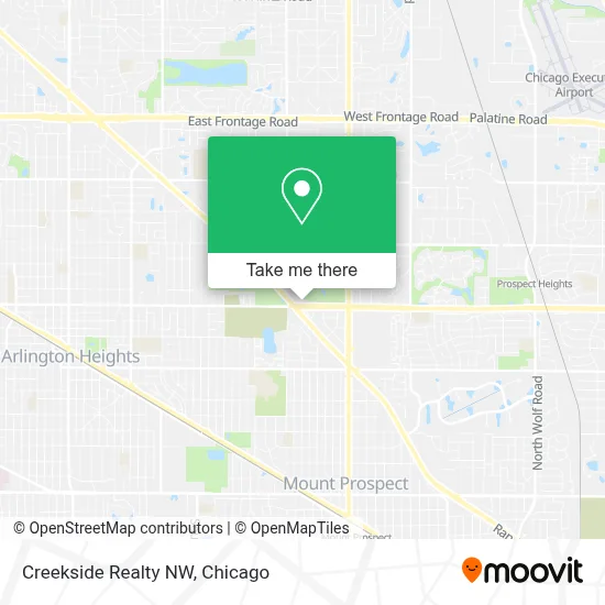 Creekside Realty NW map