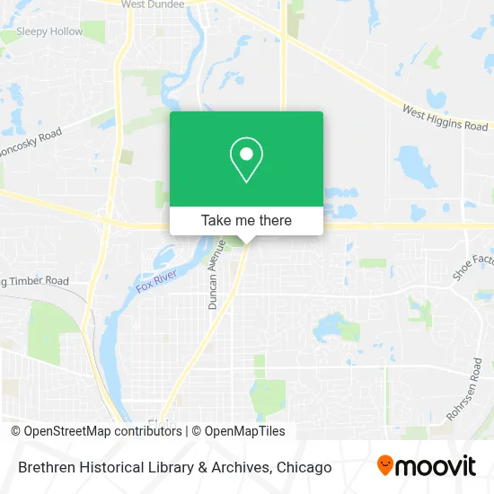 Brethren Historical Library & Archives map