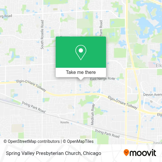 Spring Valley Presbyterian Church map