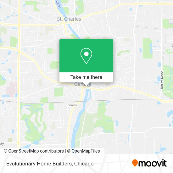 Evolutionary Home Builders map