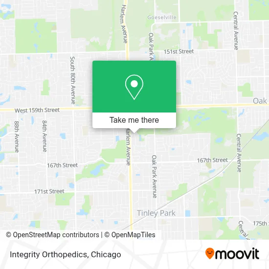 Integrity Orthopedics map