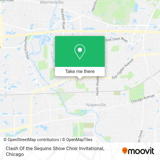 Clash Of the Sequins Show Choir Invitational map