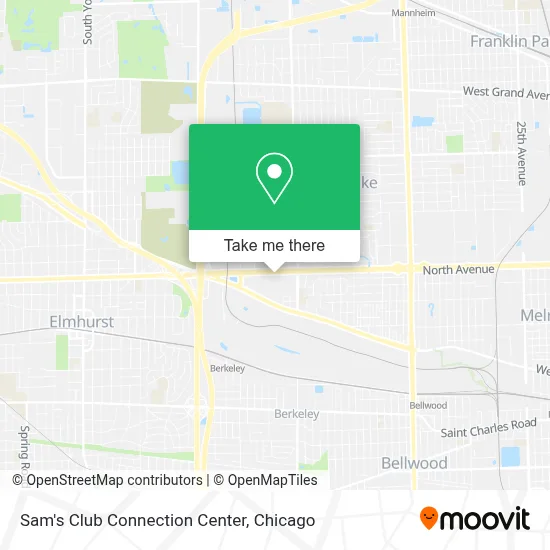 Sam's Club Connection Center map