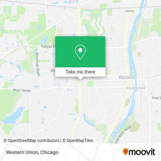 Western Union map