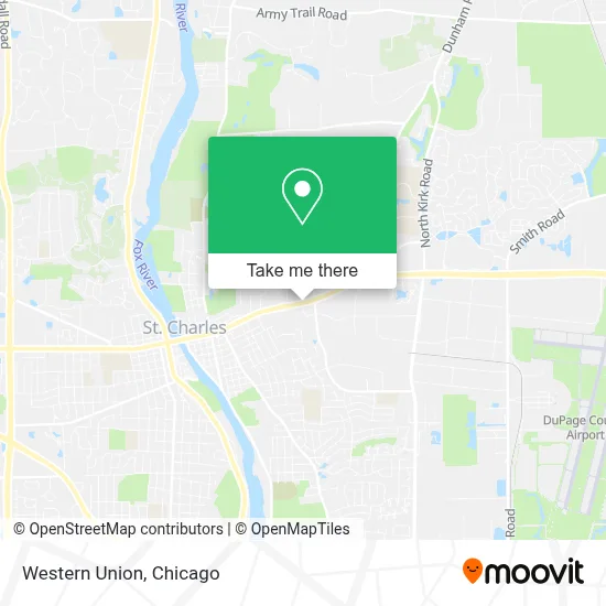Western Union map