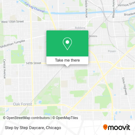 Step by Step Daycare map