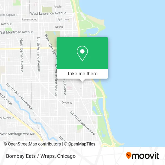 Bombay Eats / Wraps map