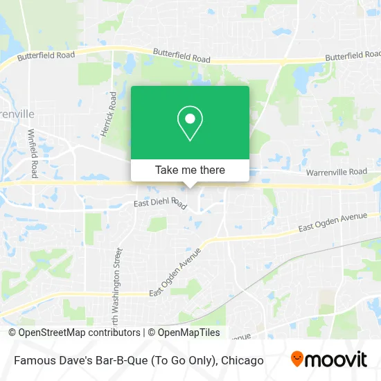 Famous Dave's Bar-B-Que (To Go Only) map