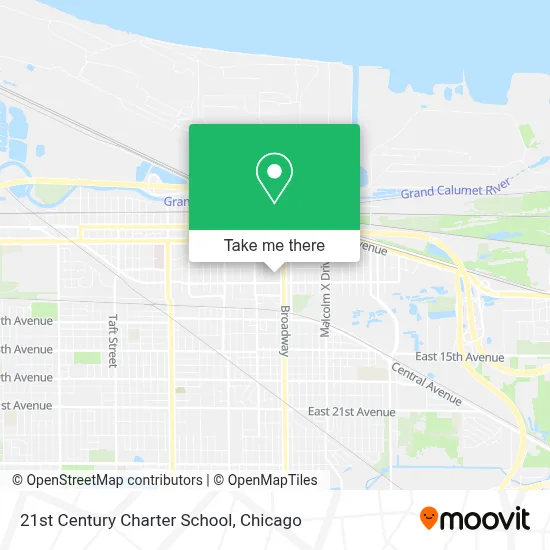 21st Century Charter School map