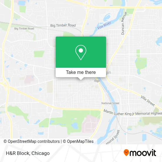 H&R Block map