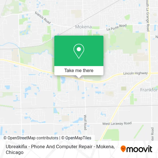 Ubreakifix - Phone And Computer Repair - Mokena map