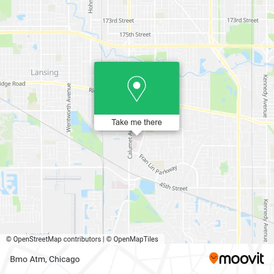 Bmo Atm map