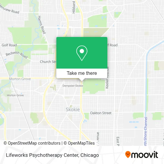 Lifeworks Psychotherapy Center map
