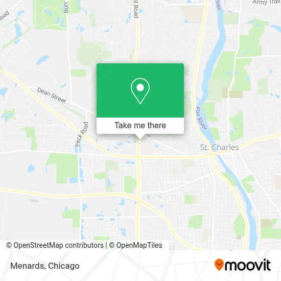 Menards map