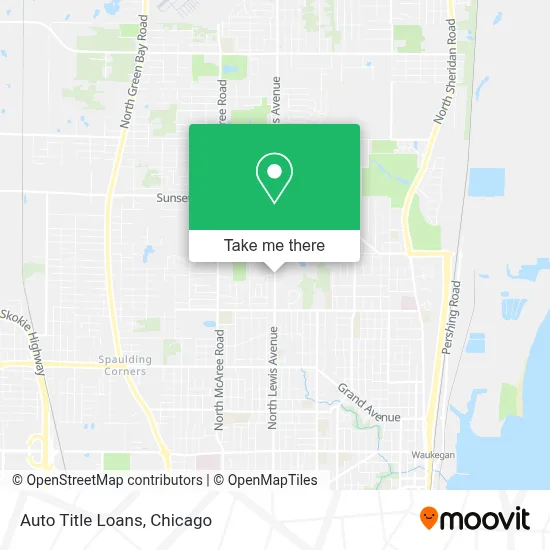 Auto Title Loans map