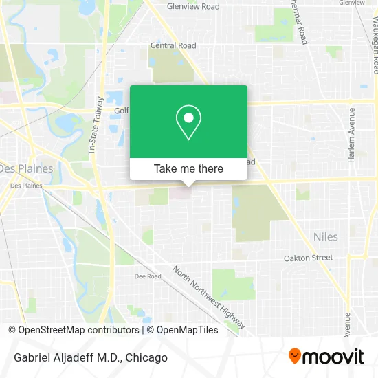 Gabriel Aljadeff M.D. map