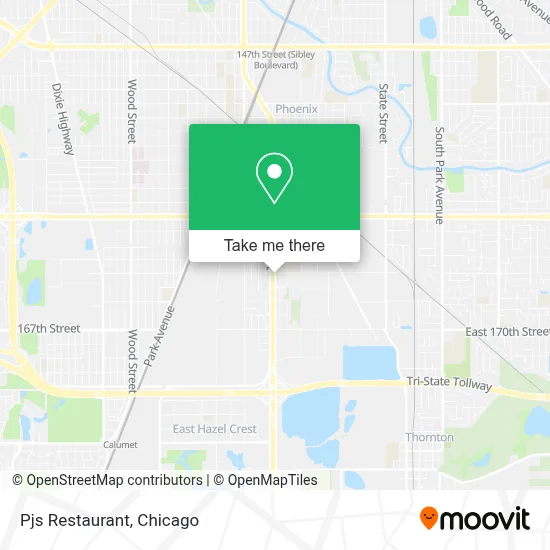 Pjs Restaurant map