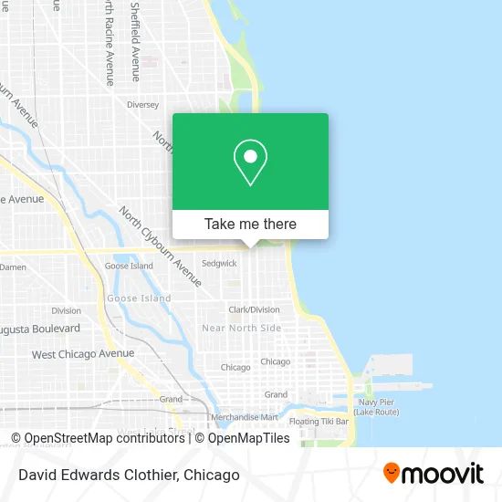 David Edwards Clothier map