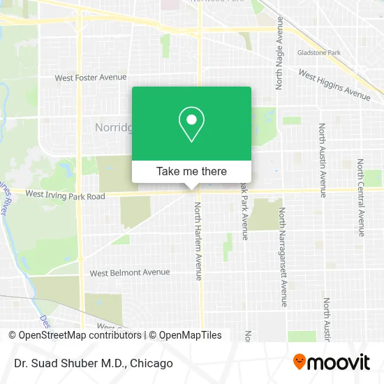 Dr. Suad Shuber M.D. map