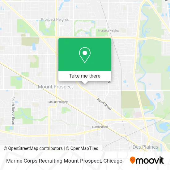 Marine Corps Recruiting Mount Prospect map