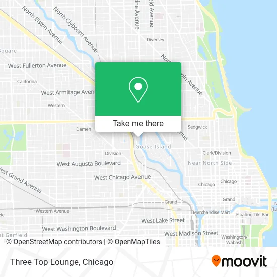 Three Top Lounge map
