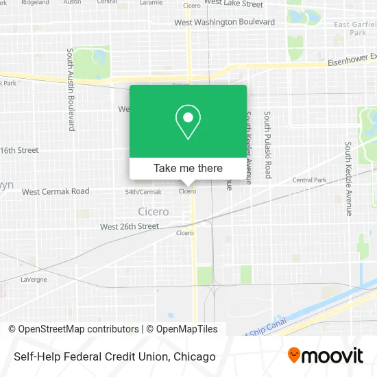 Self-Help Federal Credit Union map