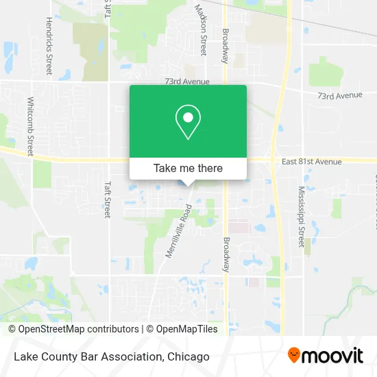 Lake County Bar Association map