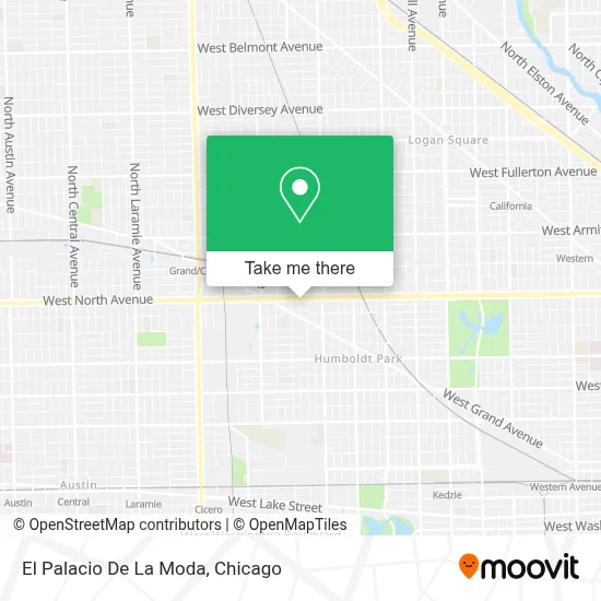 El Palacio De La Moda map