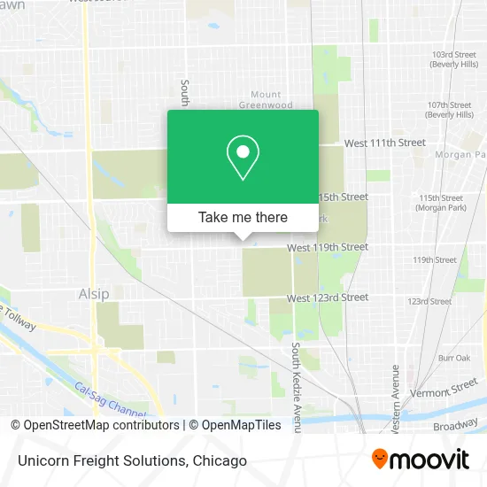 Unicorn Freight Solutions map