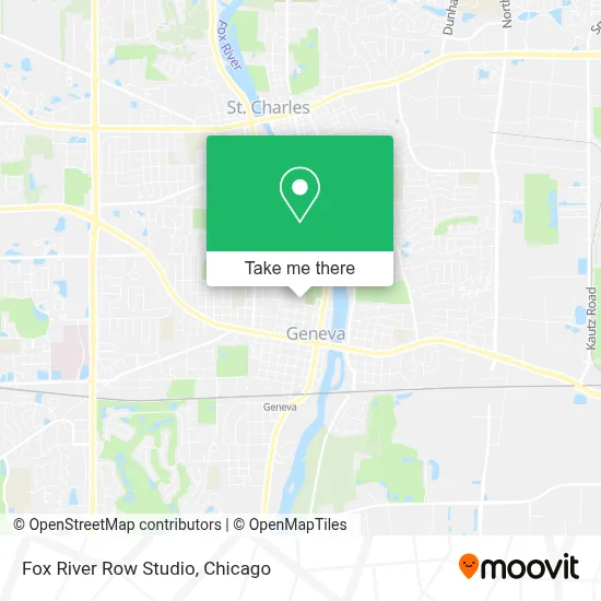 Fox River Row Studio map