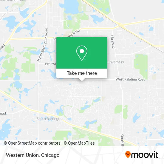 Western Union map