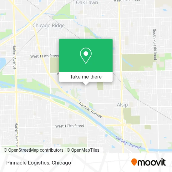 Pinnacle Logistics map