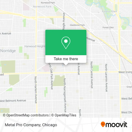 Metal Pro Company map