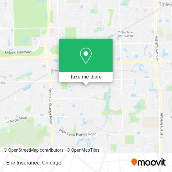 Erie Insurance map