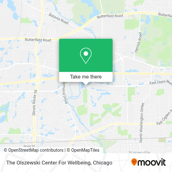 The Olszewski Center For Wellbeing map