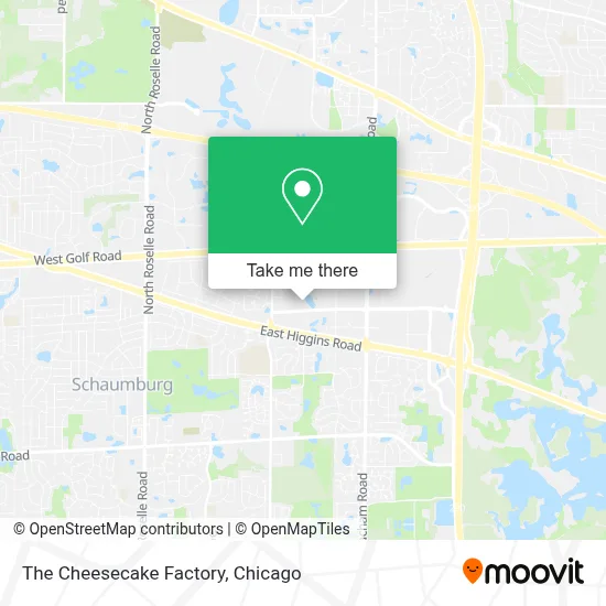 The Cheesecake Factory map