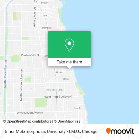 Inner Metamorphosis University - I.M.U. map